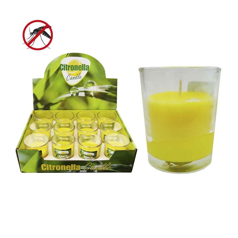 Espelma citronella 50gr got vidre  euro/uni