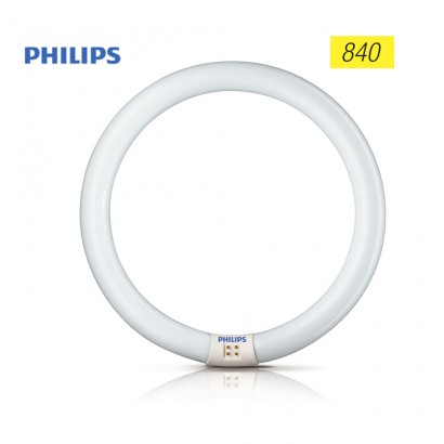 Tubo fluorescente circular 22w trifosforo 840k philips ø 21cm