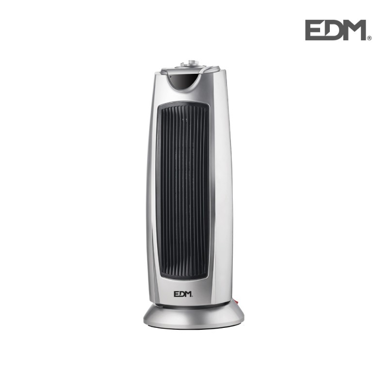 Calefactor torre ceràmic model silver 1000/2000w oscilant edm 