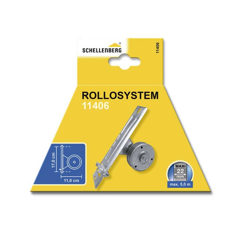 Recogedor empotrable para persiana 50x244x140mm (dist.taladro 170mm)