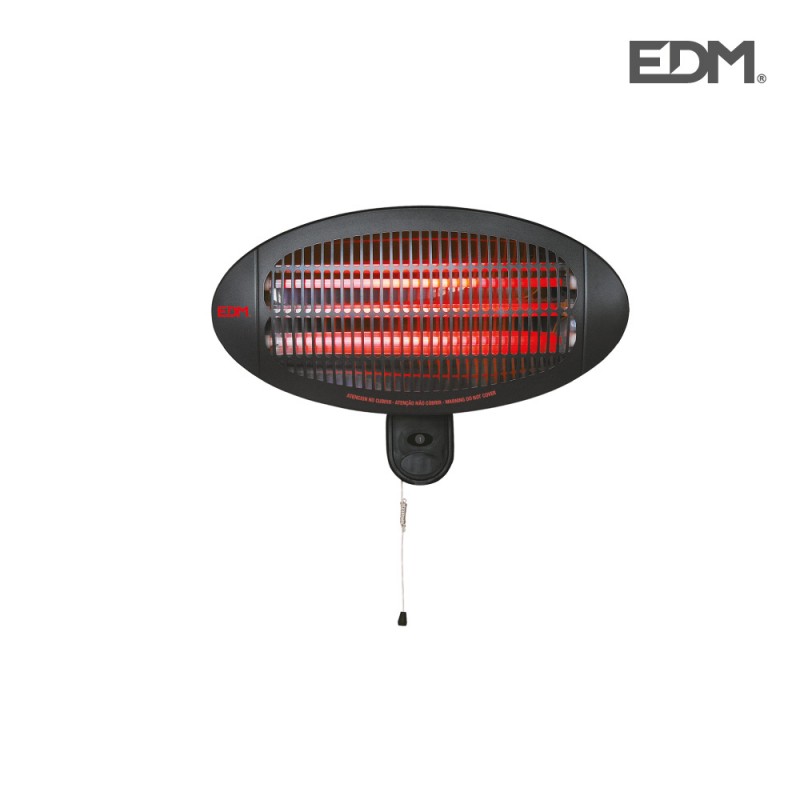 Estufa exterior de quars 650-1300-2000w edm