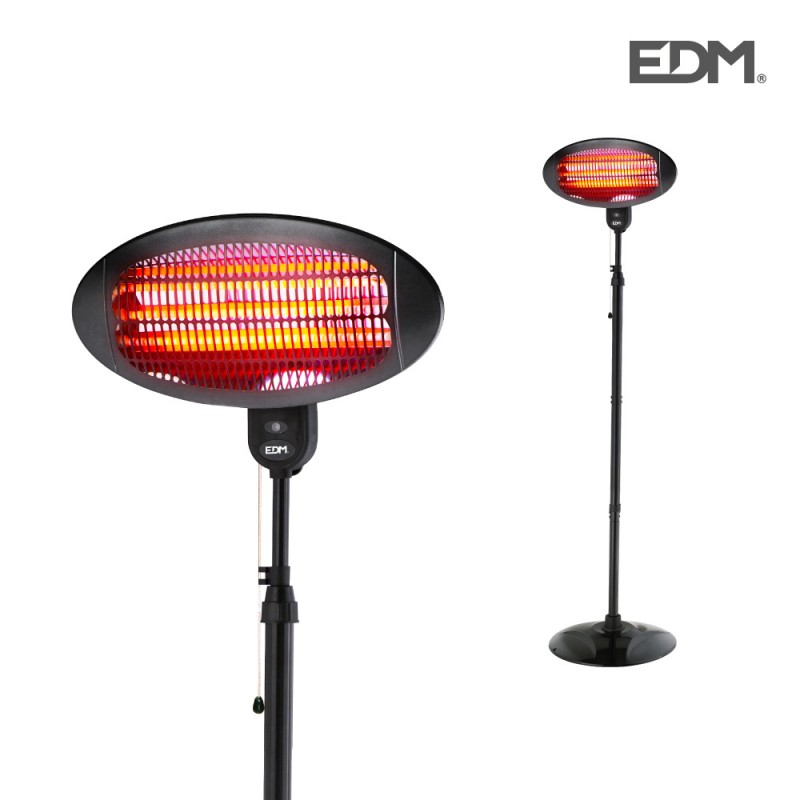 Estufa exterior amb peu 650-1300-2000w edm