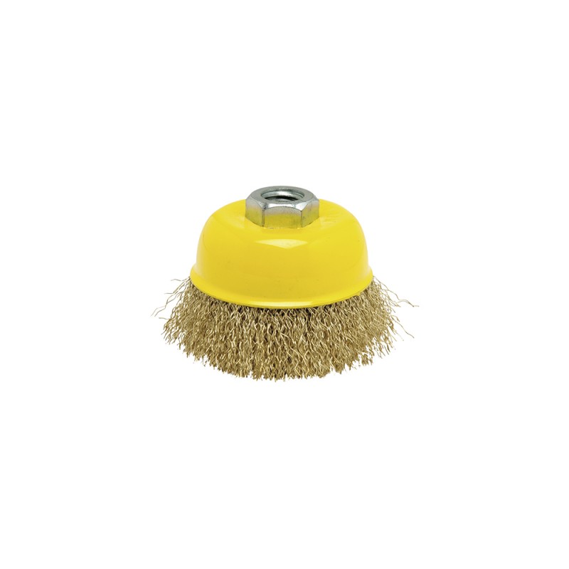 Cepillo copa alambre ondulado 125mm   fto125