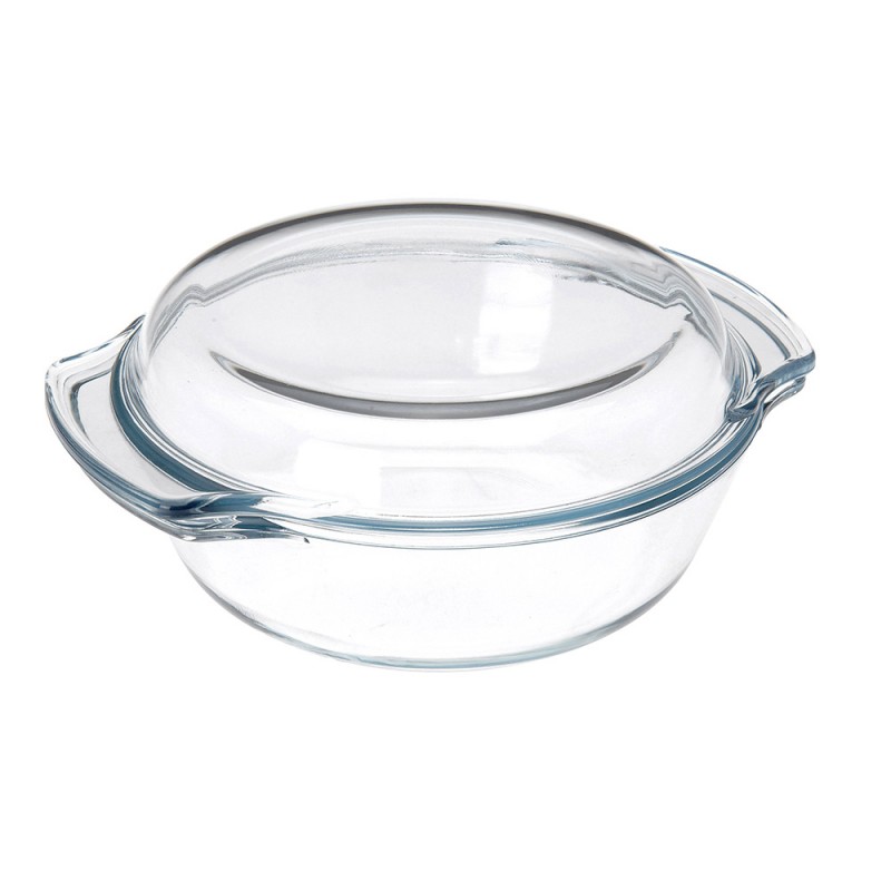 Font rodona vidre amb tapa 2,4l