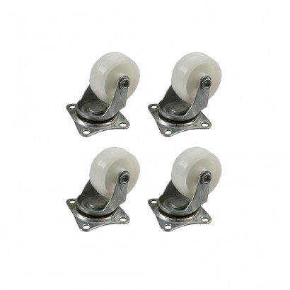 Set 4 rodes 32mm blanques 