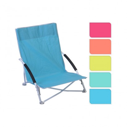 Cadira metàl·lica platja 60x55x64cm cmcolors assortits) 