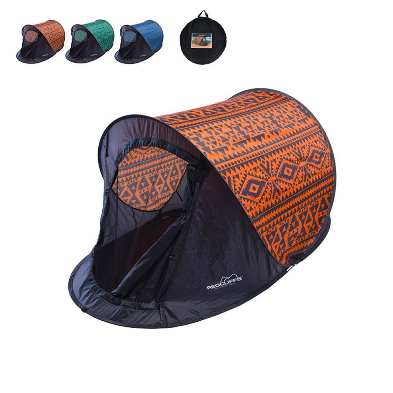 Tenda de campanya 220x120cm 1.25kg montatge en 3 segons (colors assortits) 