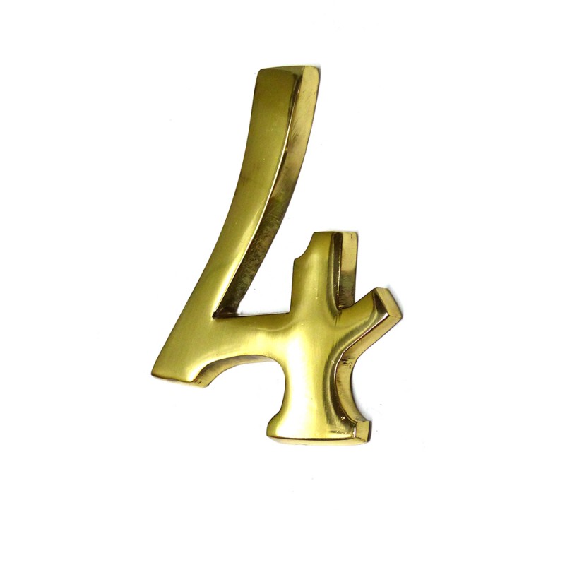 Nombre 4 llautó pulit 10cm fixació invisible 