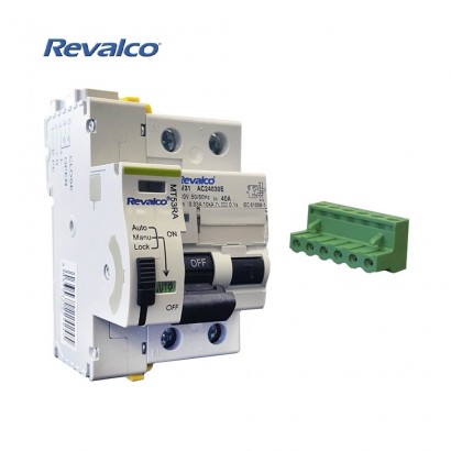 Int. diferencial 2p 40a 30ma ac amb reconnexió automàtica amb 3 temps de rearmament 10/60/300 segons  