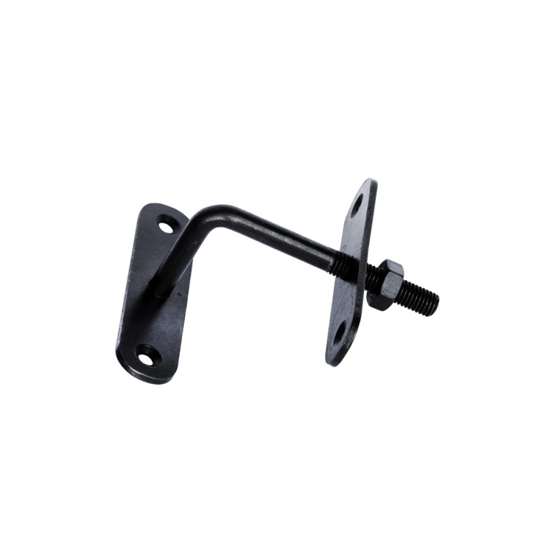 Soporte barandilla regulable negro