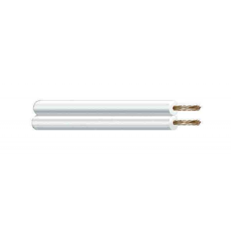 Paral·lel  2x1mm blanc "audio"     euro/mts