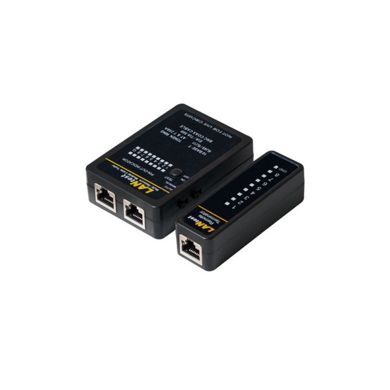Tester per cables rj11, rj12, rj45 y bnc