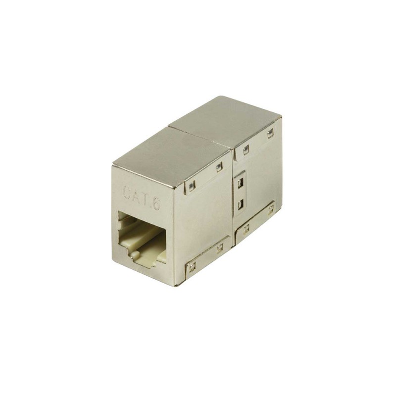 Adaptador cat.6 rj45 per empalmar dos cables rj45