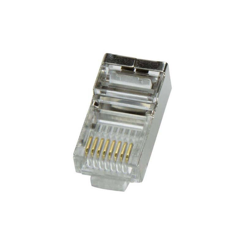 Connector rj45 mascle ftp cat5e blindat (bossa 100un) 