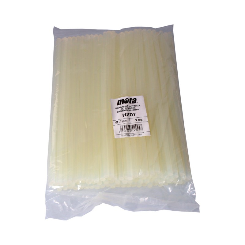 Pack 1kg barra pegament 7mm mota hz07 