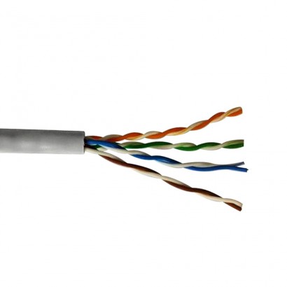 Cable utp rígid categoria 6 nº pars 4  ús professional alta velocitat 10/100/1000 mbs     euro/mts