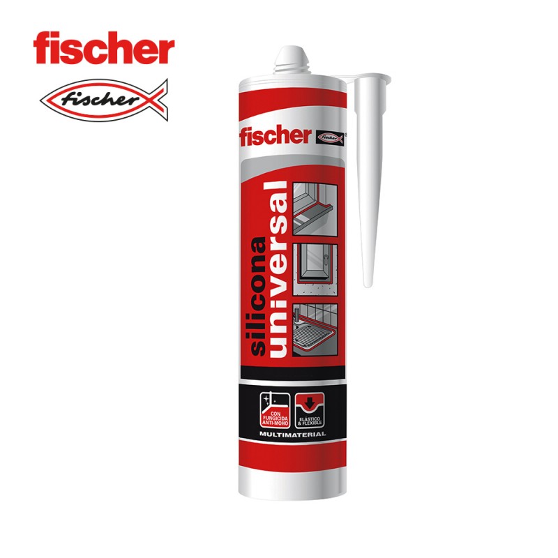 S.of    silicona universal blanca fischer 280ml 