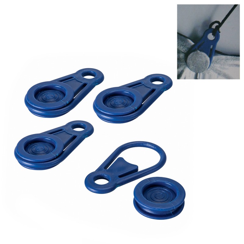 Set 6 clips per tendall i lona 