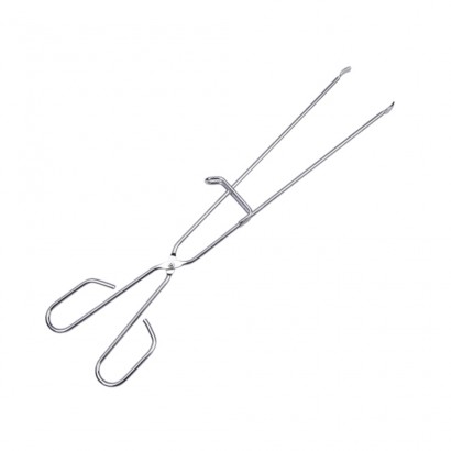 Pinça inox barbacoa 45cm amb tope 