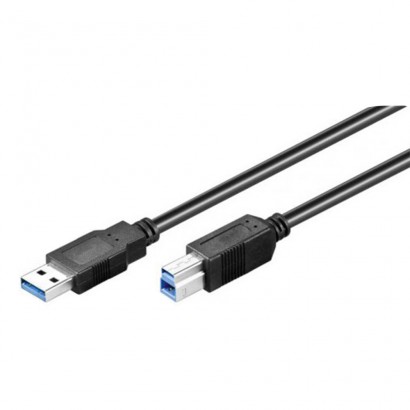 Cable usb 3.0 a-b 1.8m negre 