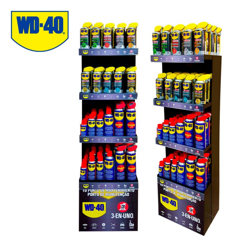 Expositor petit wd40 gratis per la compra de 599 euros en productes wd40