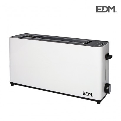 Torradora 900w ranura llarga white design edm 