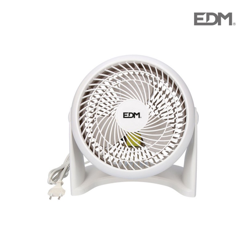 Ventilador 2 en 1 ( suelo y pared ) blanco 50w  ø aspas 18 cm edm