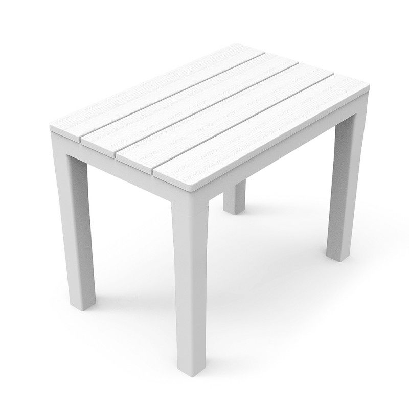 Banqueta color blanco 60x38,5x45cm 2,9kg (solo uso domestico) ipae pro garden