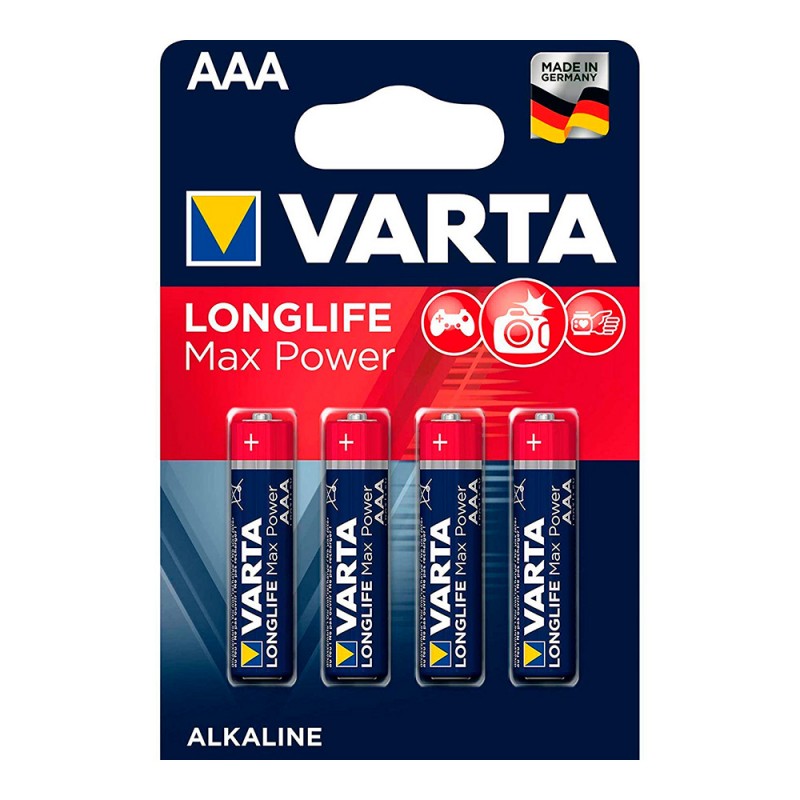 Pila varta max tech aaa (blíster 4 piles) 