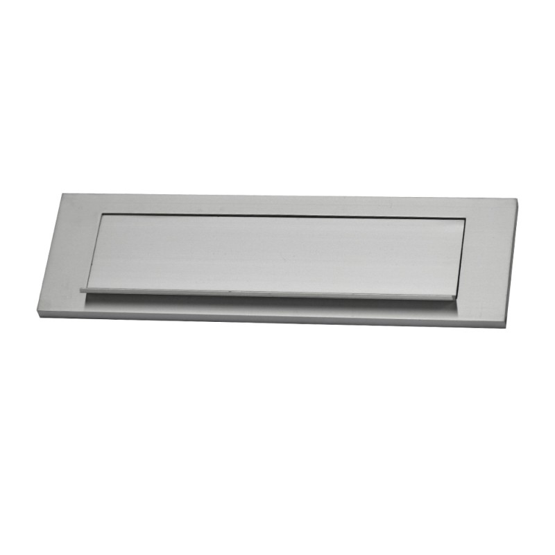 Placa buzon aluminio