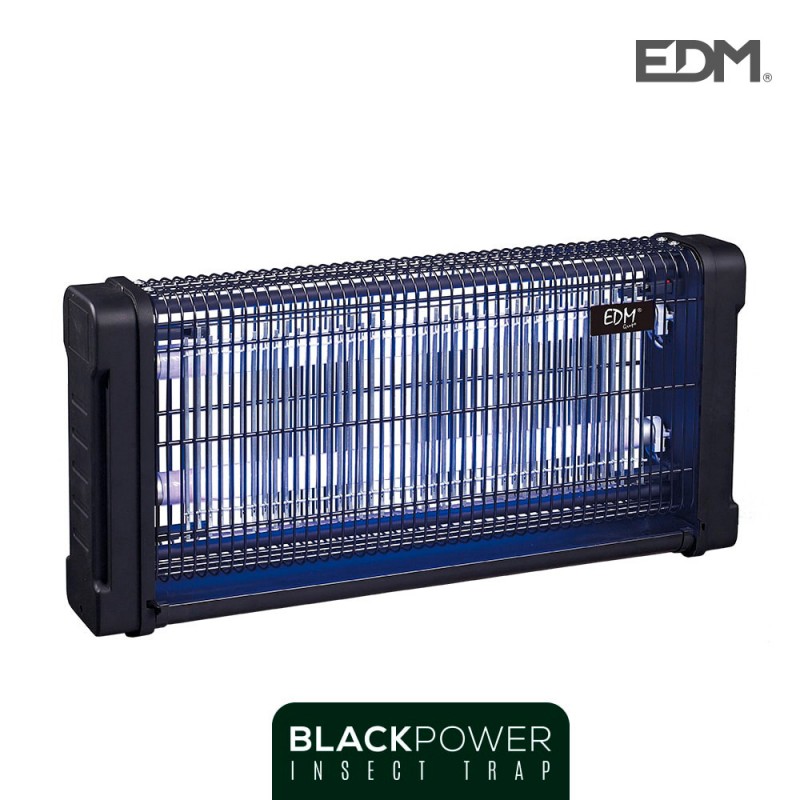Mata insectos electrico con 2x15w tubos uv