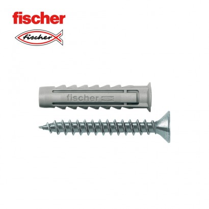 Blíster tac +cargol fischer sx 6x30  k nv 15 unit cargol 40mm