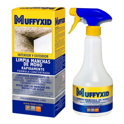 Muffyxid box 500ml eliminador moho desinfectant amb clor actiu 