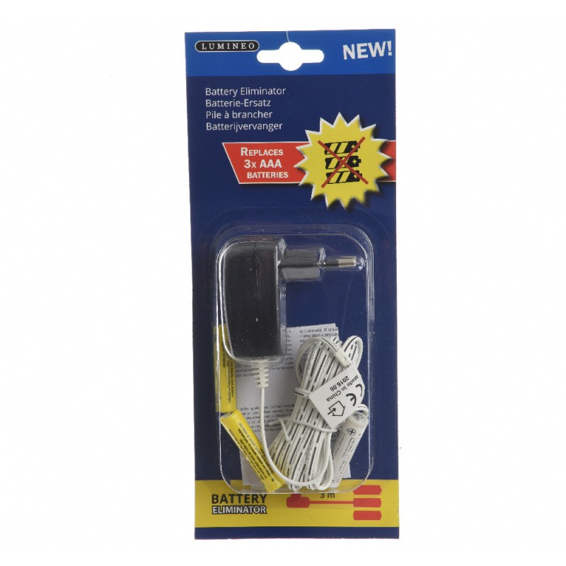 Eliminador de piles 4,5v per interior per productes amb 3 x aaa 