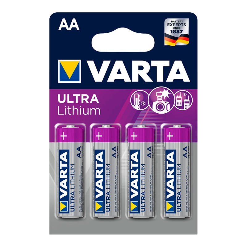 Pila varta ultra lithium lr06 aa pack 4 uni