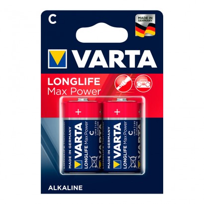 Pila varta  long life max power lr14c pack 2 uni 