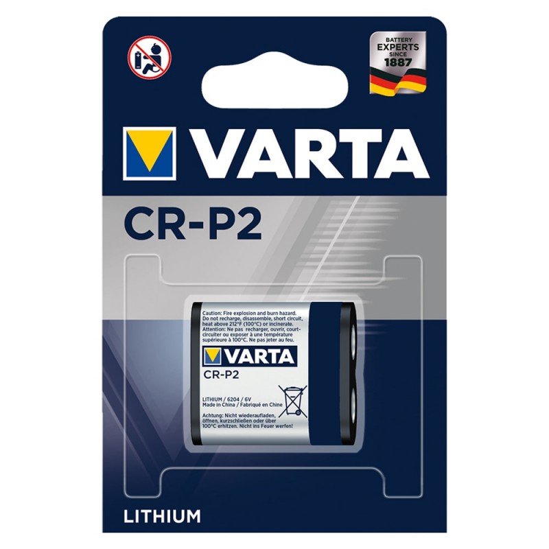 Pila varta lithium cr p2 6v blister 1 uni