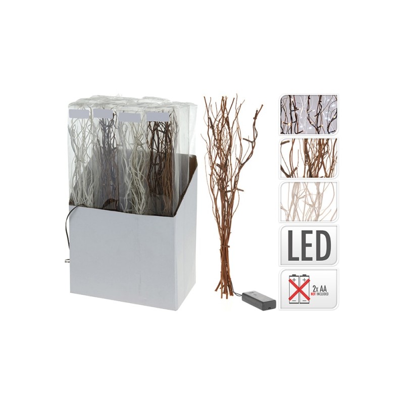 Conjunt branques seques amb 12 led 40cm models assortits 