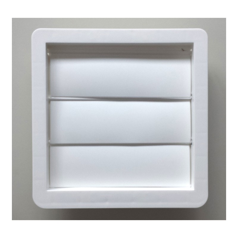 Rejilla pvc empotrar tubo ø 10 o 5.5x11cm lamas moviles  (g)