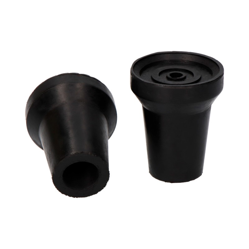 Contera exterior goma muleta diàmetre 19mm negre 