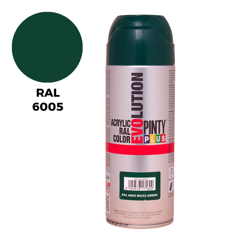 Spray ral 6005 verde musgo 400ml.