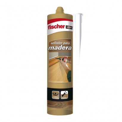 Segellador fusta color roure fischer 310ml. 