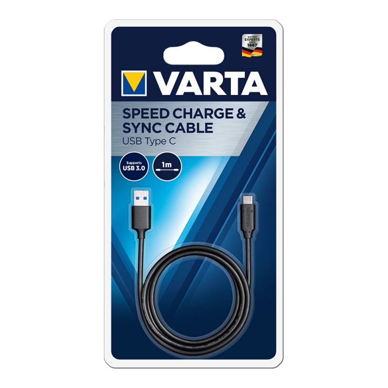 Cable carregador ràpid varta  usb connector c