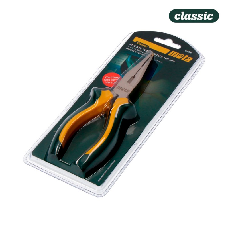 Alicate punta chata amb tall 6 1/4" q406