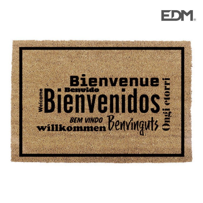 Pelfut model benvinguts idiomes 60x40cm  edm