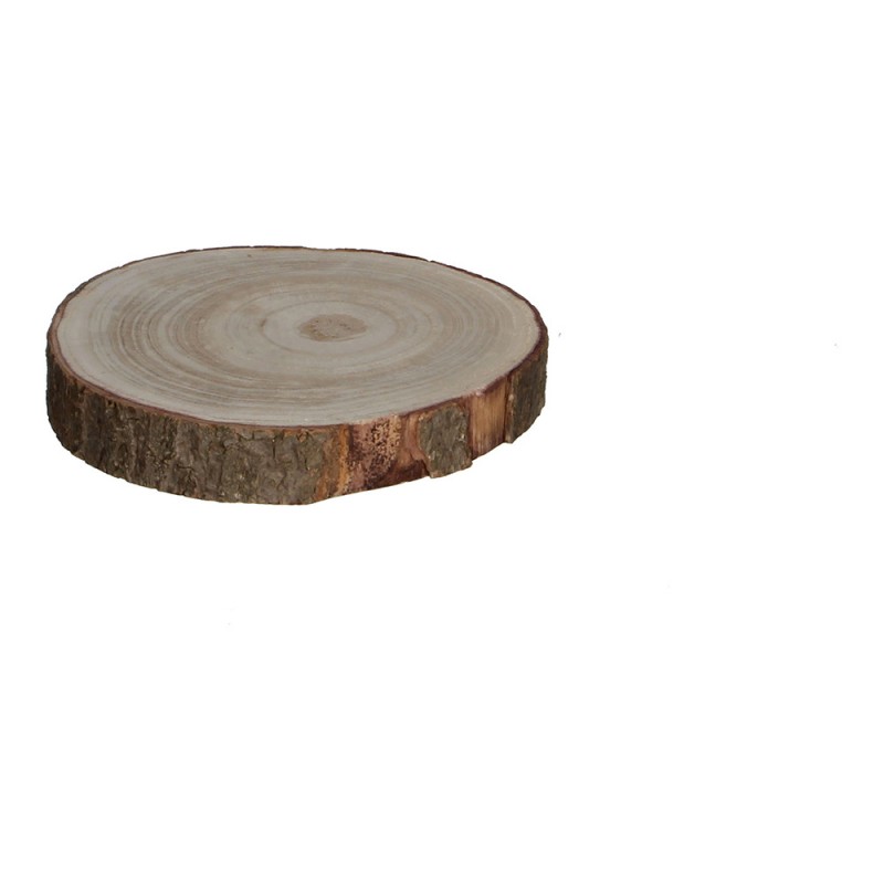 Base decorativa tronco de madera altura 3cm