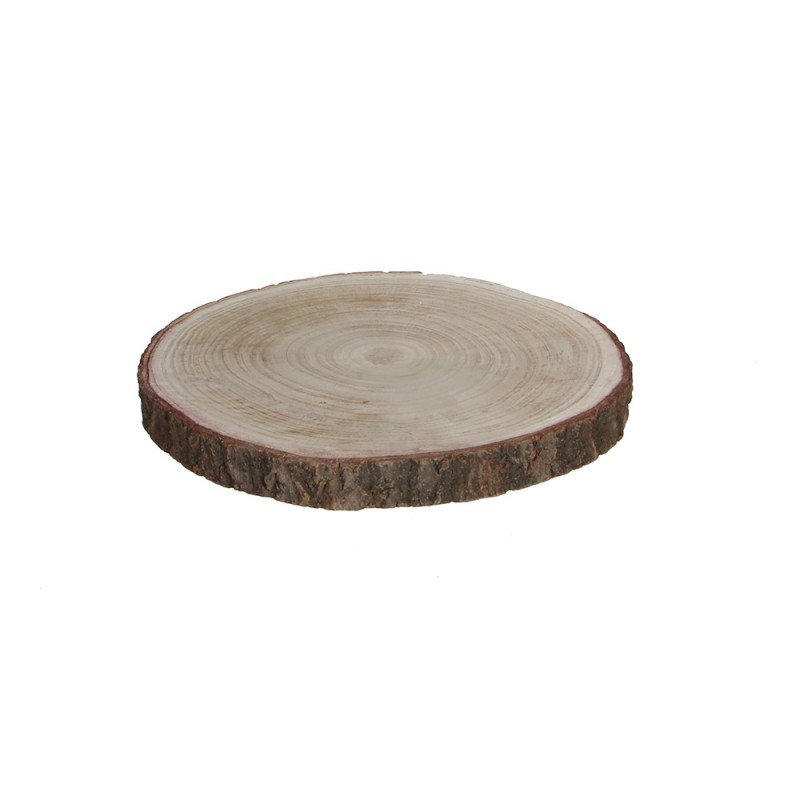 Base decorativa tronc de fusta natural h3cm