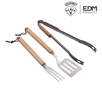 Set de 3 eines bbq acer inox edm 