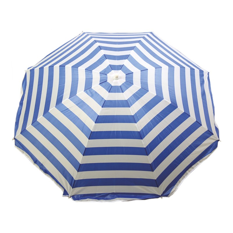 Parasol playa 180cm altura ø 145cm modelo mediterraneo edm