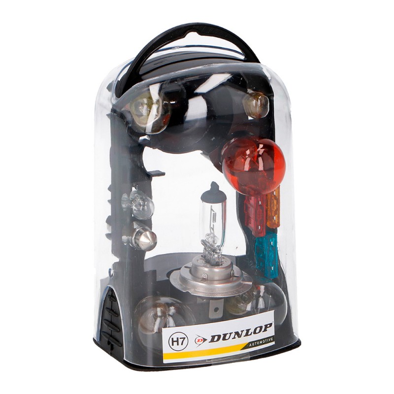 Set 11 bombetas diversas h7 coche dunlop
